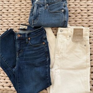 Madewell Lot of Perfect Vintage Jeans 23 Petite